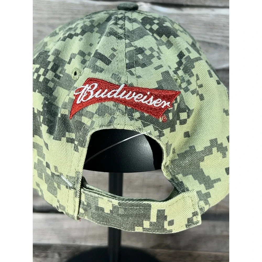 MLB New York Yankees Camouflage Hat Budweiser Army Adjustable‎